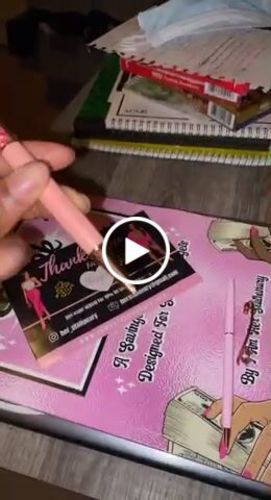 Customer video review of The Empress Diamond Pen - Pink Rose