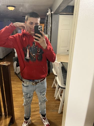 Customer photo review of PAID N' FULL HOODIES