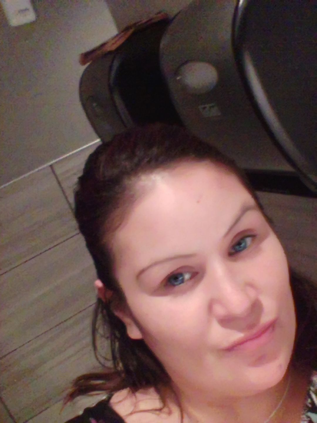 Customer photo review of New York Blue Prescription Colored Contact Lenses