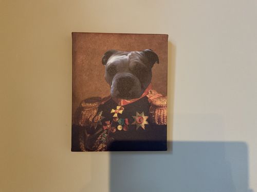 Customer photo review of Tableau Personnalisé Animal