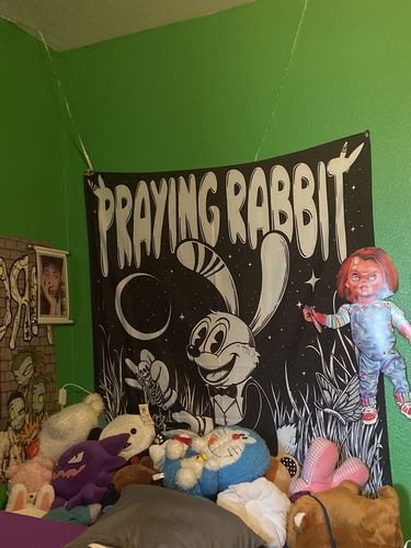 Customer photo review of Magic Rabbit Tapestry 60"