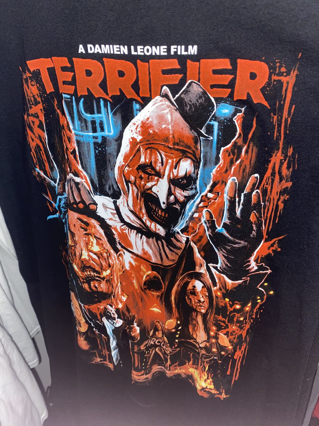 Customer photo review of Terrifier Titan Of Terror T-Shirt