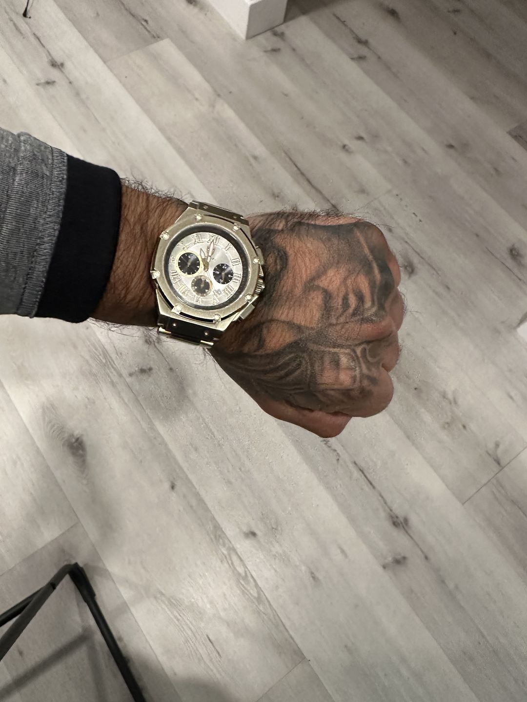 Customer photo review of AM1039SS - AMBASSADOR GOLD / SILVER / STEEL BAND WATCH