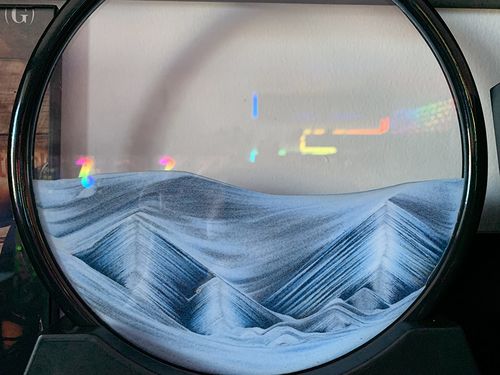 Customer photo review of Moving Sand Glass Art