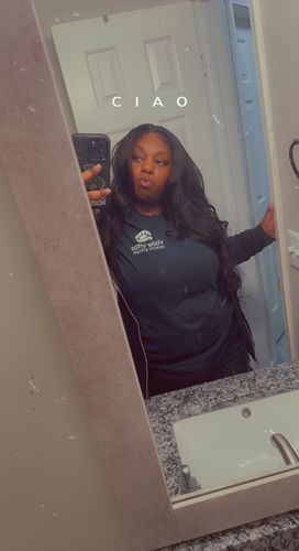 Customer photo review of 22" $109 Lace Body Wave 4x4 Closure Virgin Human Hair Wigs 2 Days Shipping Natural Black Glueless