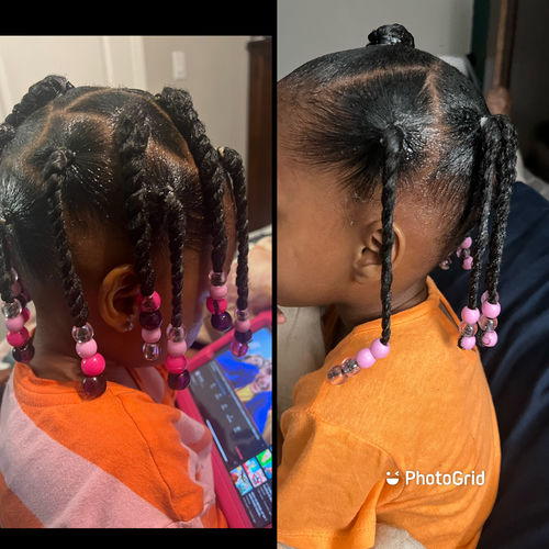 Customer photo review of Chad and India’s Root to Tip Bundle| 4 sizes to choose from