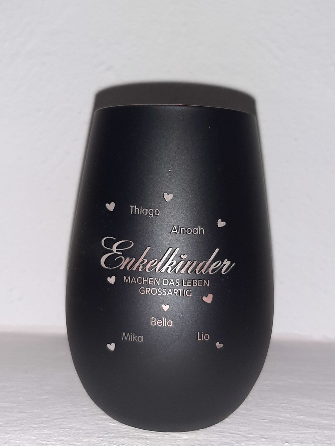 Customer photo review of Meine Enkelkinder - Großeltern-Windlicht