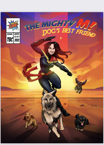 Customer photo review of Custom Comic Book – Turn Your Story Into a Fully Illustrated Comic