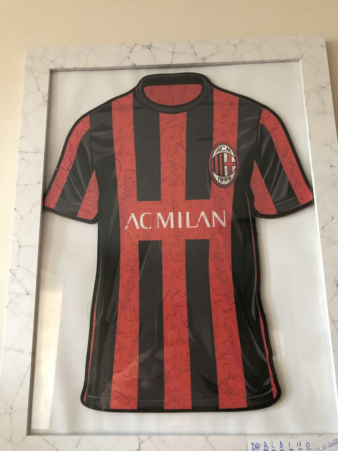 Customer photo review of Maglia Milan® - Puzzle di Legno Ufficiale