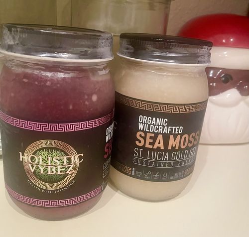 Customer photo review of The Wellness Trio Sea Moss Gel Combo