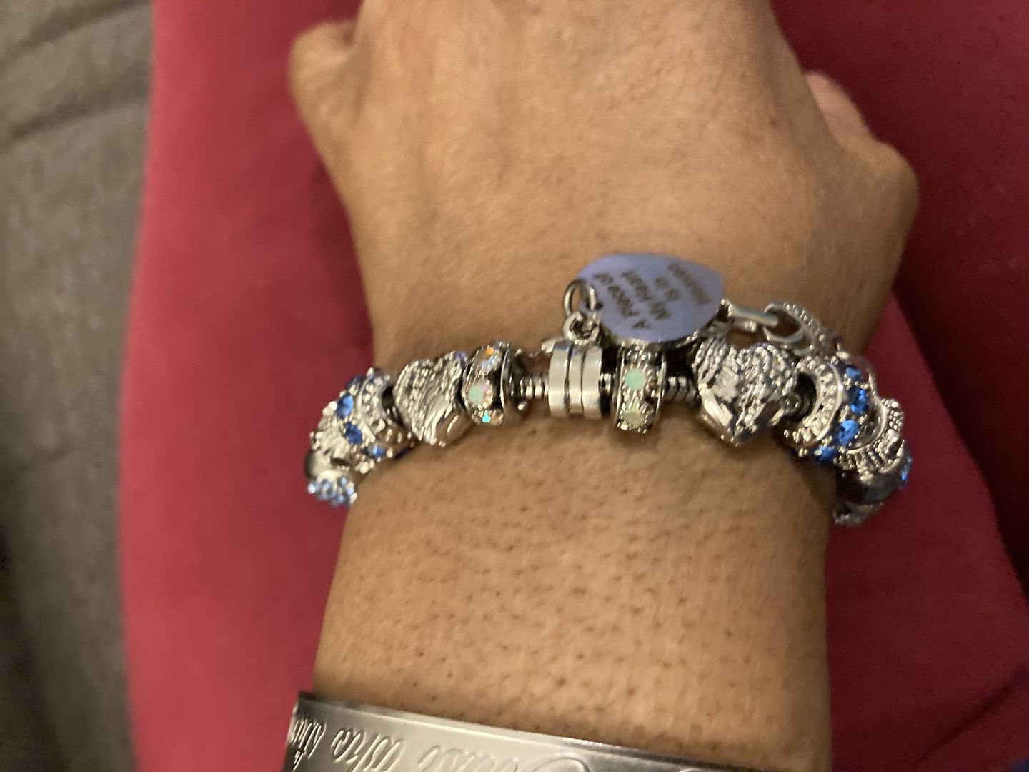 Customer photo review of Piece Of My Heart Bracelet