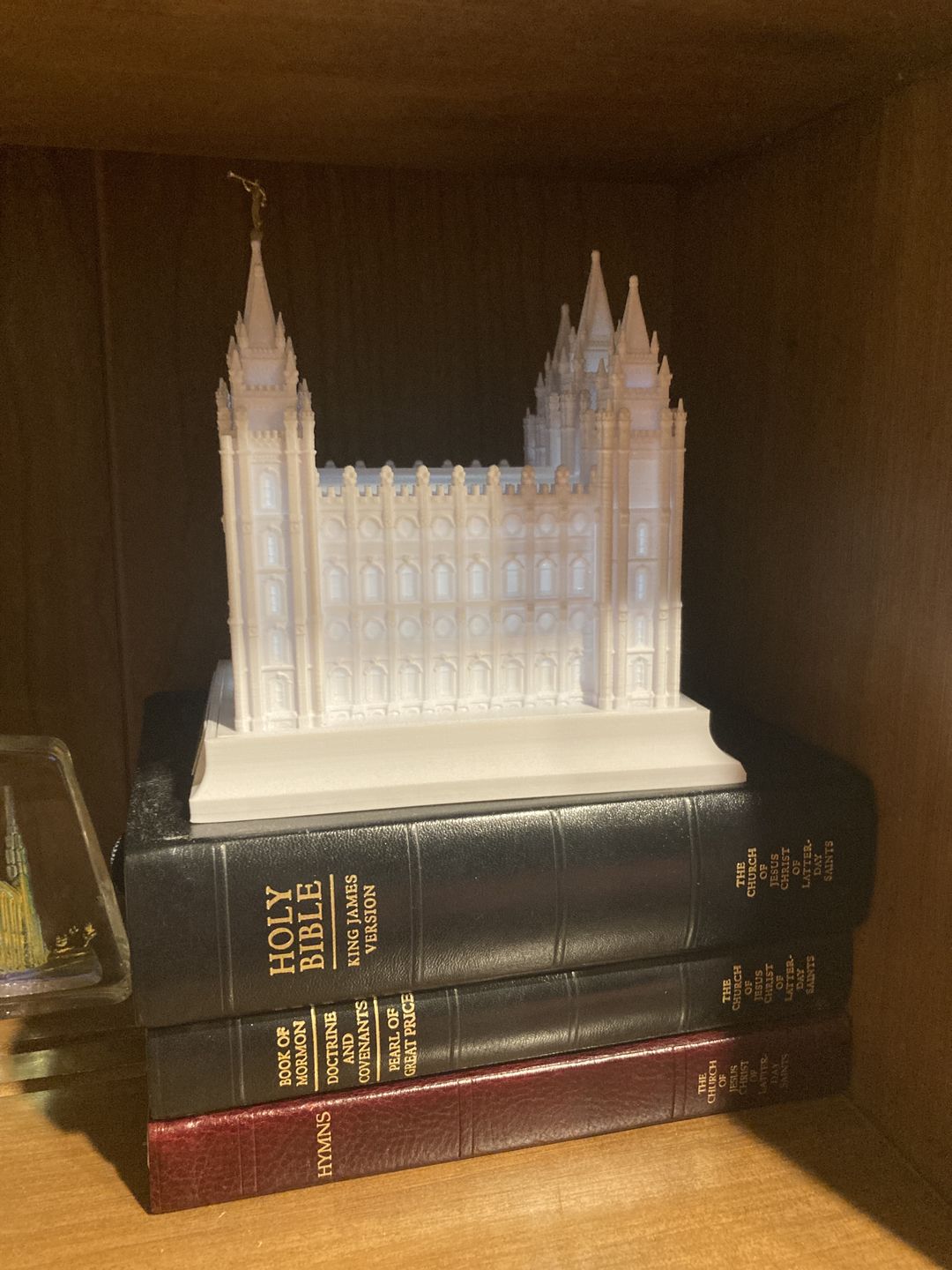 Customer photo review of Salt Lake Temple Music Light