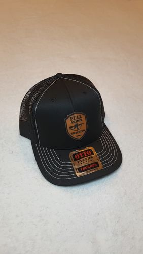 Customer photo review of [6 Pack] 112 Style Leather Patch Trucker Hats - Custom Shape Patch