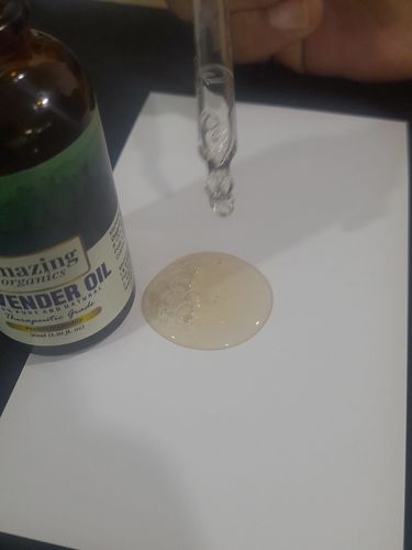 Customer photo review of Lavender Essential Oil for Aroma Therapy, Stress Relief, Hair, Skin & Sleep