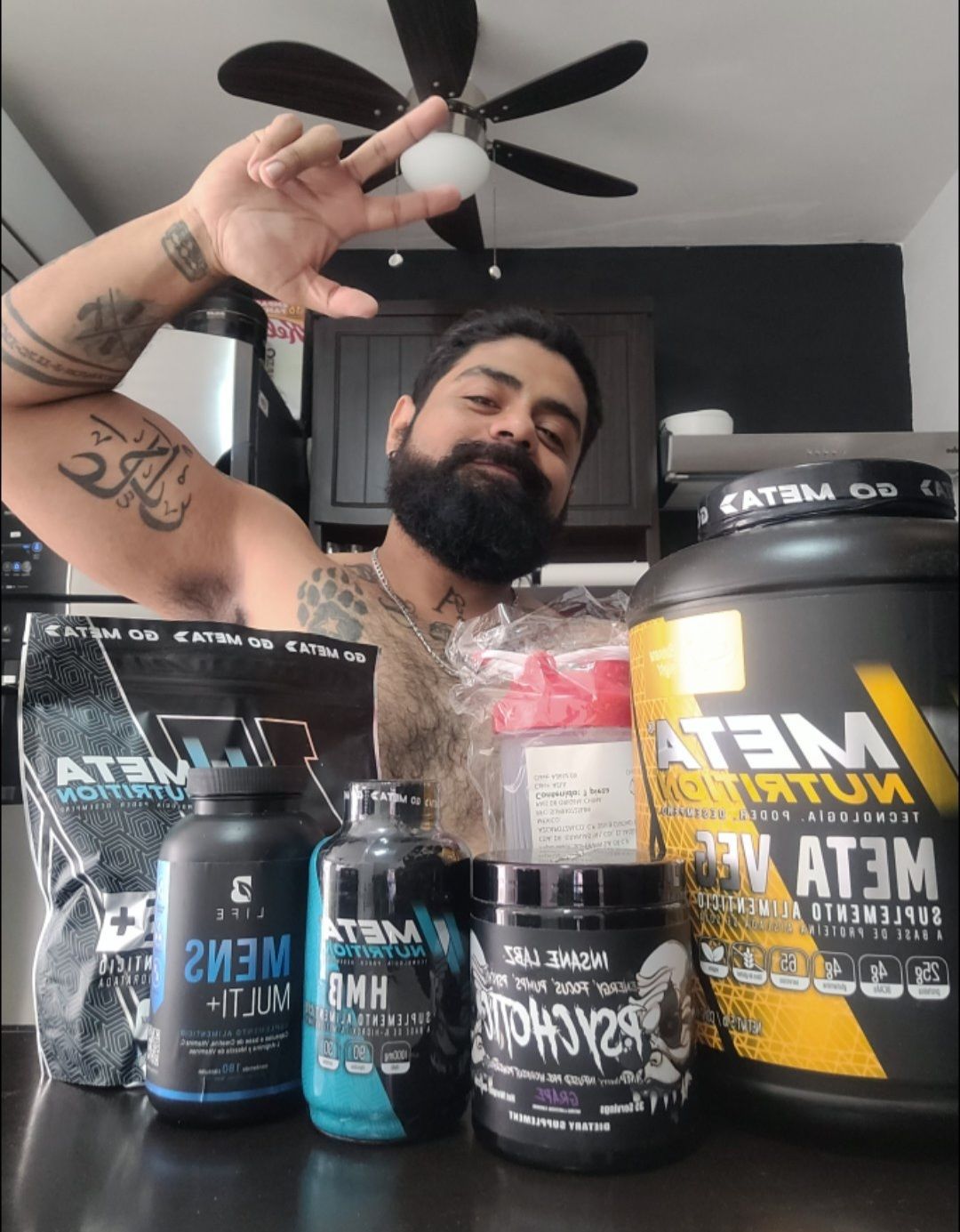 Customer photo review of PACK - GANANCIA MUSCULAR VEGAN