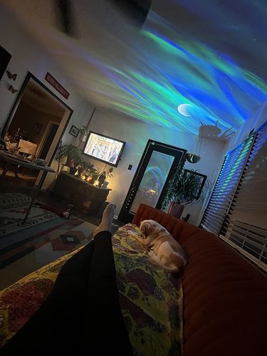 Customer photo review of Aurora Borealis Night Light