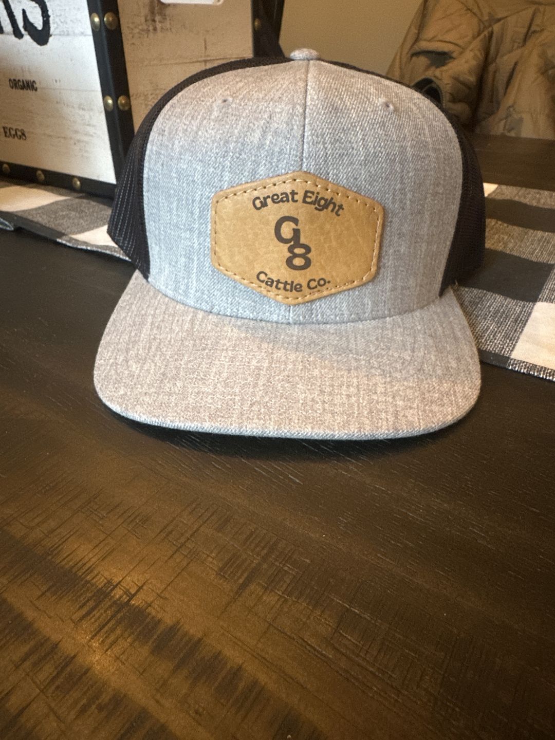 Customer photo review of Richardson 511 Custom Leather Patch Hat