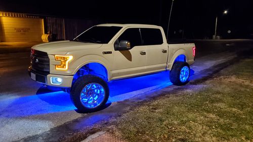 Customer photo review of Premium RGB+W Wheel Lights