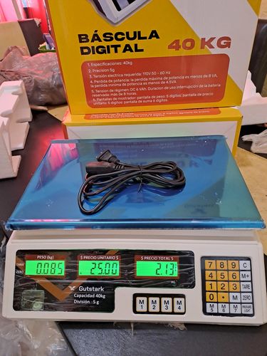 Customer photo review of Báscula Comercial Digital 40kg 110v/220v