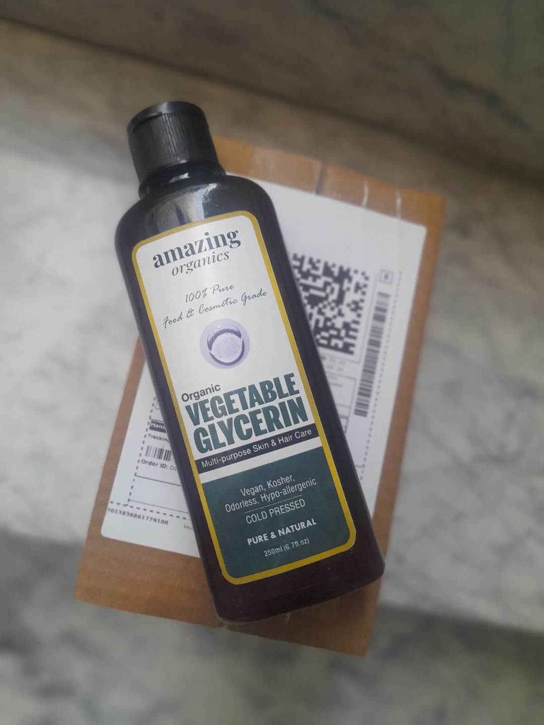 Customer photo review of 100% Pure Liquid Glycerin