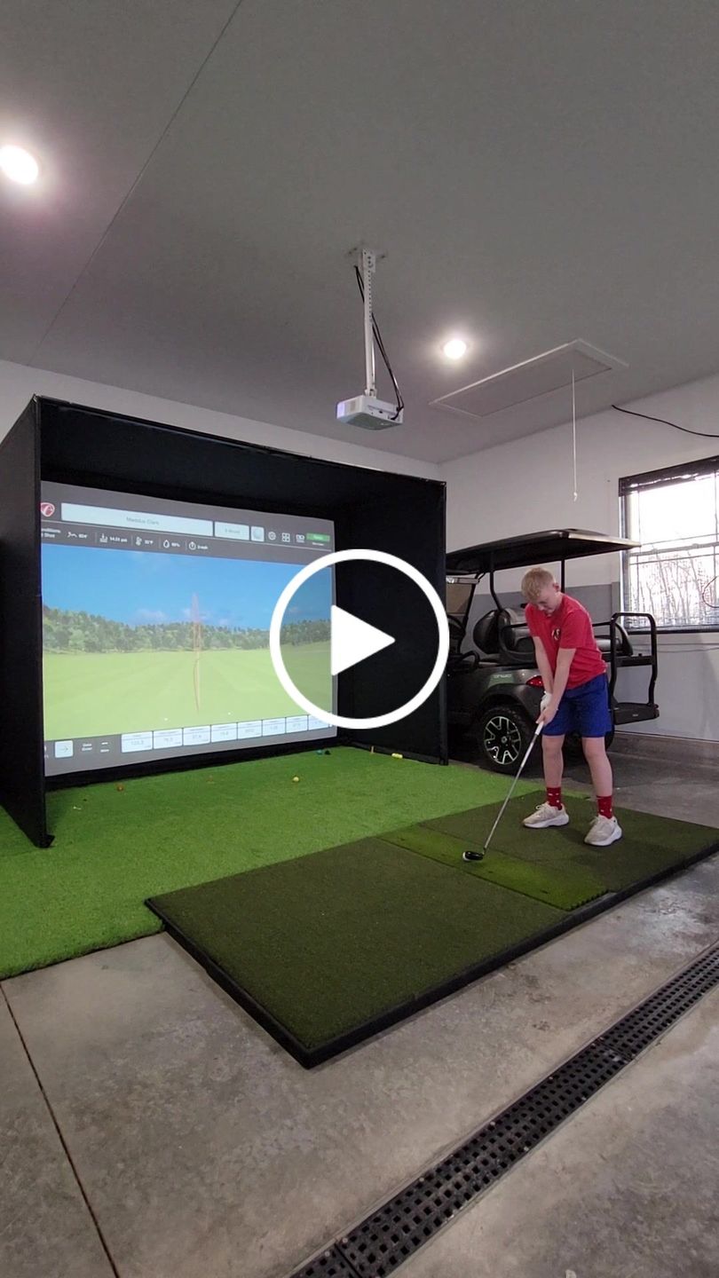 Customer video review of Optoma EH412STx Short Throw Golf Simulator Projector