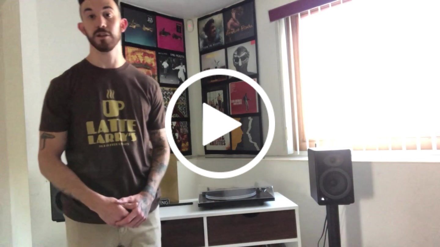 Customer video review of 12" Vinyl Record Display Frame - LP Wall Storage