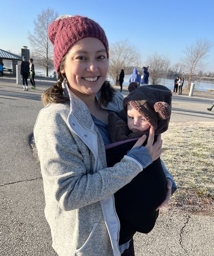 Customer photo review of Mama's Bonding Comforter