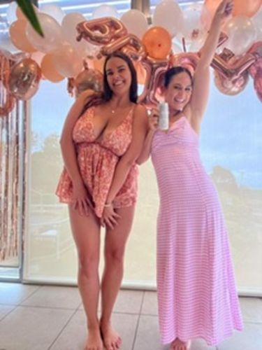 Customer photo review of Caitlin Crisp | Little Rosie Set - Pink Retro Floral