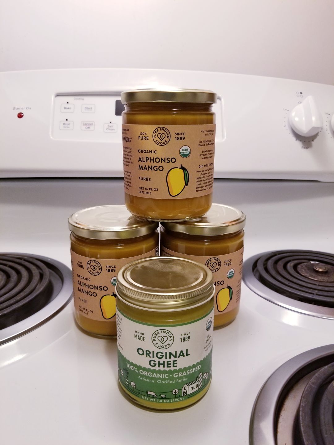 Customer photo review of Alphonso Mango Puree, Certified Organic - 16 oz