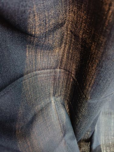 Customer photo review of Pashtush Womens Fine Wool Shawl, Extra Soft Warm - Light Weight, Navy Blue