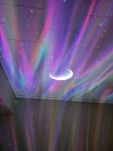 Customer photo review of Aurora Borealis Night Light