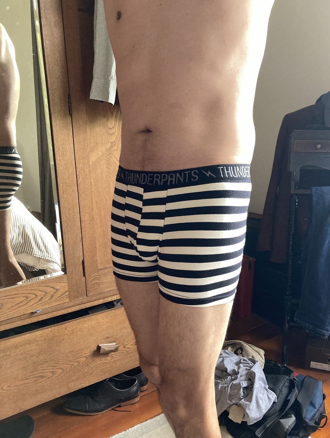 Customer photo review of Pouch Boxer Black