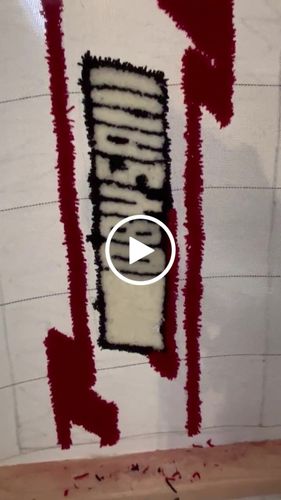 Customer video review of Tufting Cloth - Industrial Quality Pre Cut Sizes