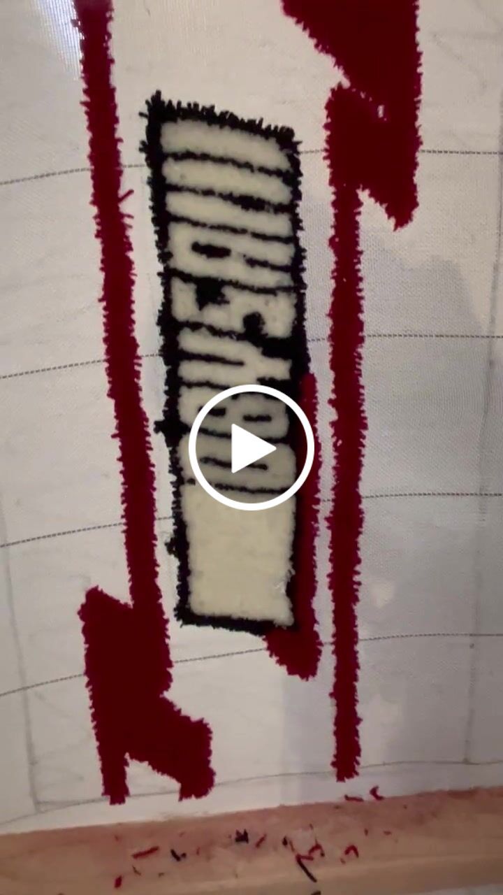 Customer video review of Tufting Cloth - Industrial Quality Pre Cut Sizes