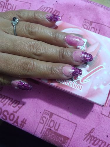 Customer photo review of Acrílico Colección Petal 6 pzas Fantasy Nails