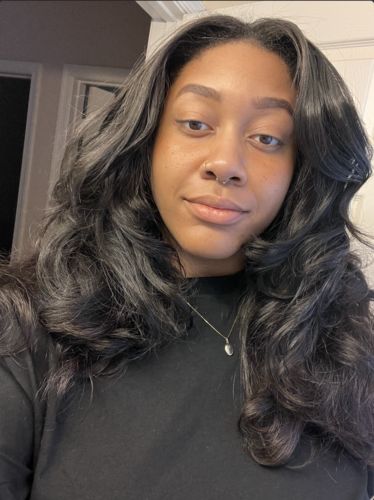 Customer photo review of Raw Indian Wavy Hair