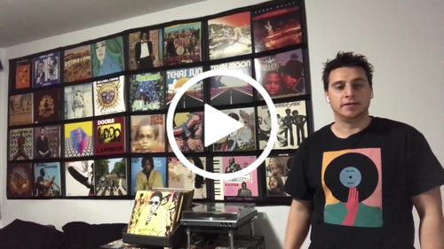 Customer video review of 12" Vinyl Record Display Frame - LP Wall Storage