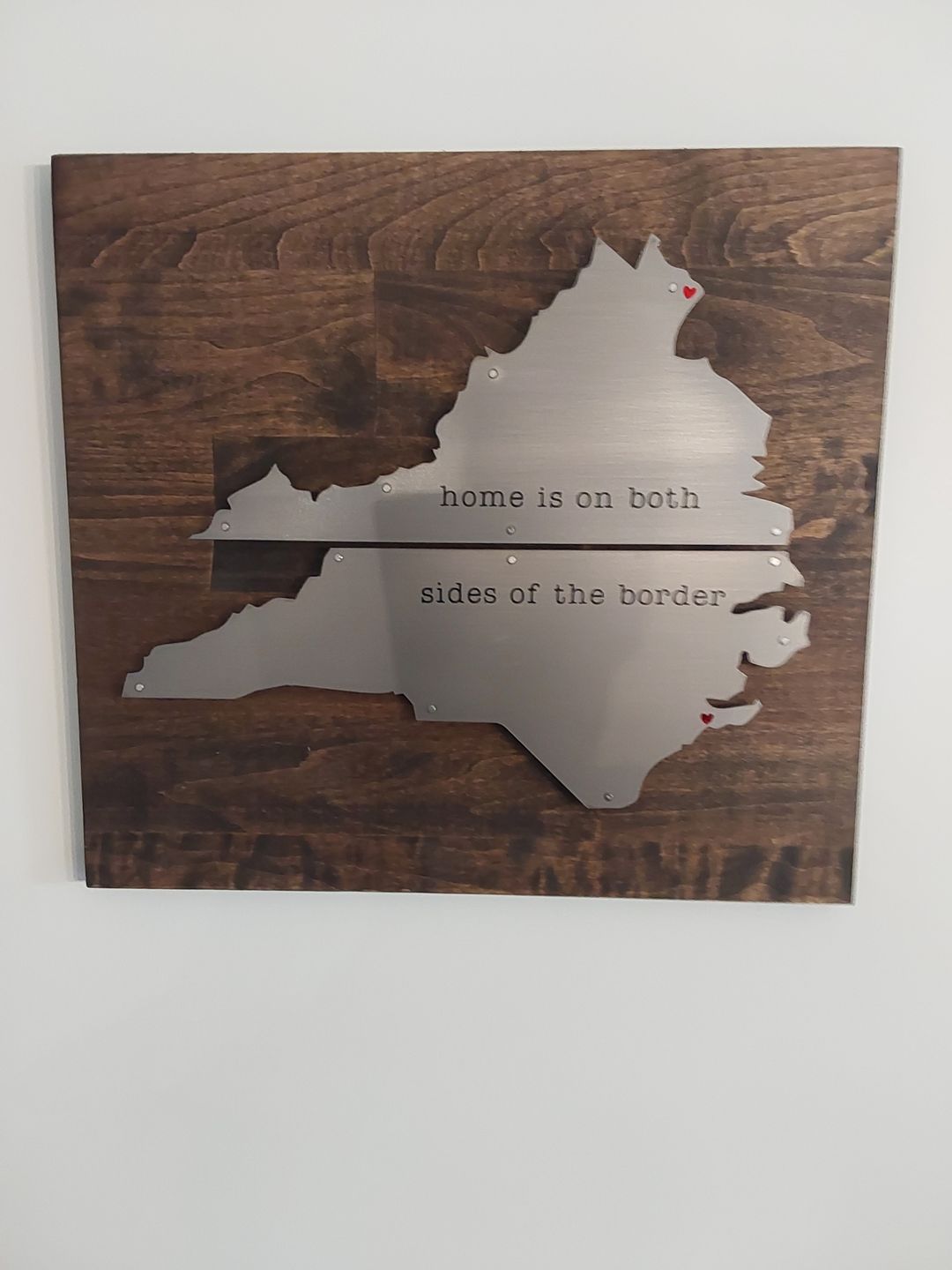 Customer photo review of Virginia/North Carolina Home is on both sides of the border