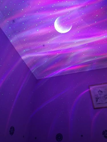 Customer photo review of Aurora Borealis Night Light