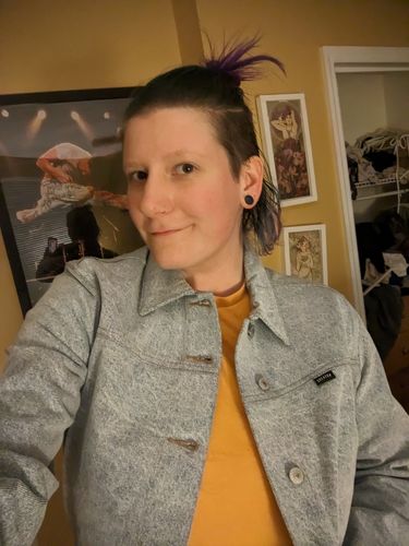 Customer photo review of Oceanside Denim Jacket