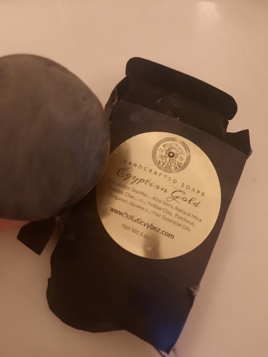 Customer photo review of EGYPTIAN GOLD - Sea Moss Body Soap