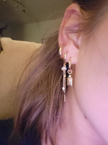 Customer photo review of Nelly Earrings