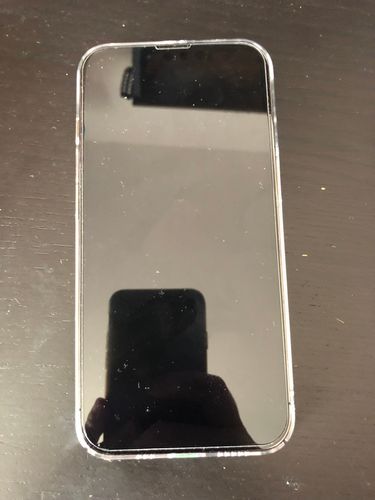 Customer photo review of Luxury Rainbow Laser Aurora iPhone Case
