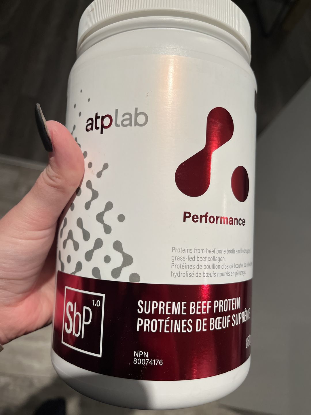 Customer photo review of ATP Lab - Supreme Beef Protein 850g