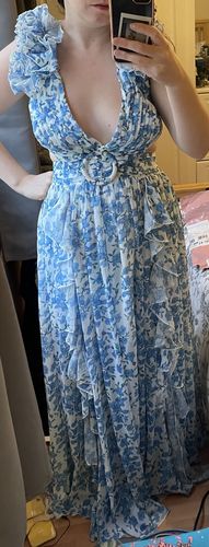 Customer photo review of Skye Maxi Floral Dress