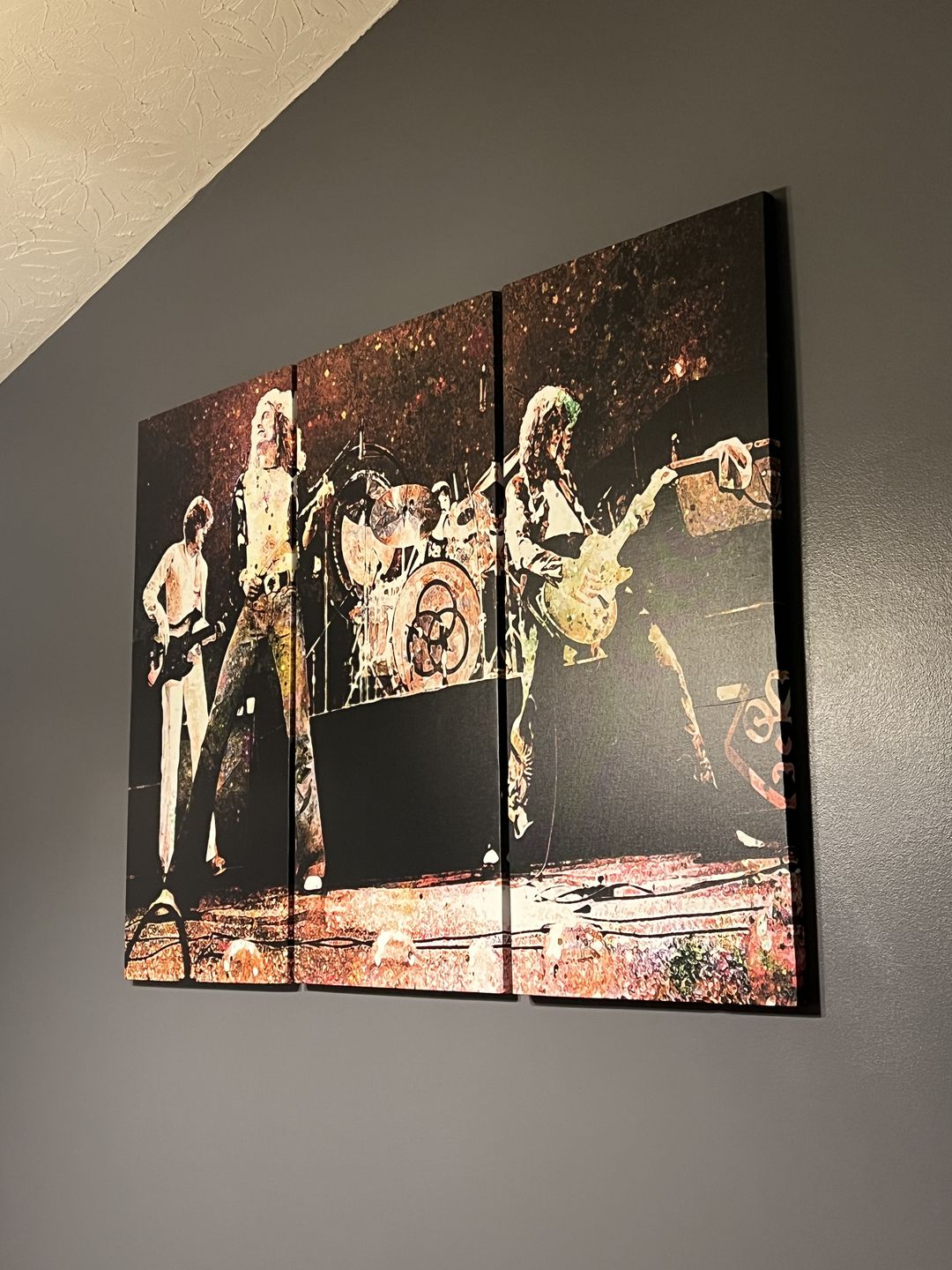 Customer photo review of Live Led Zeppelin Wall Art