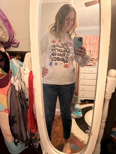 Customer photo review of Your Feelings Deserve To Take Up Space