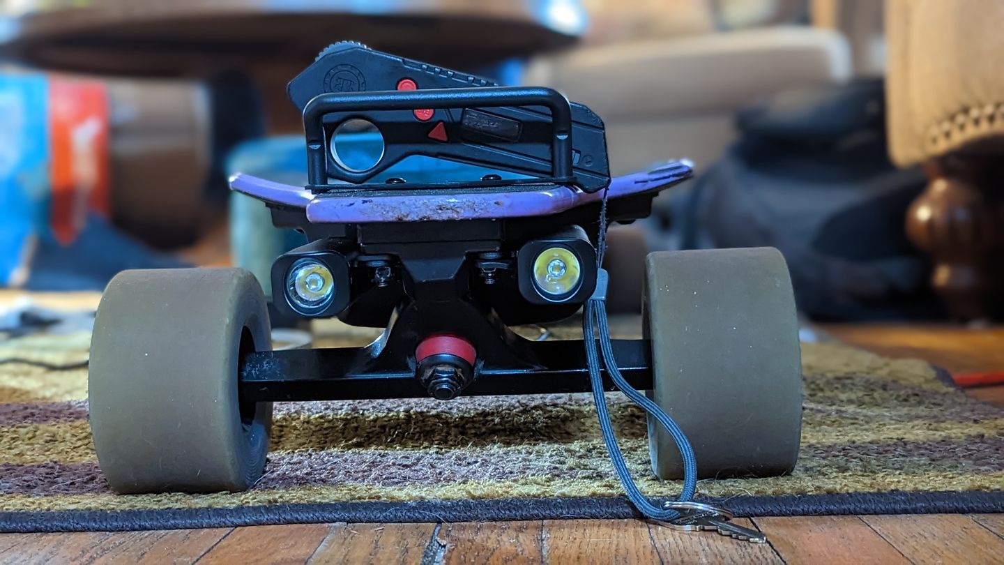 Customer photo review of Backfire Front Light for Electric Longboard -Gen II