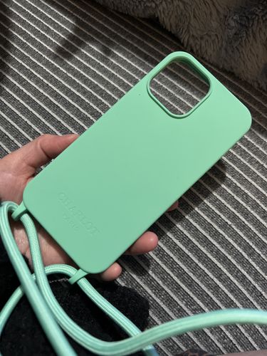 Customer photo review of Coque silicone Mint + Lanière & Cordon