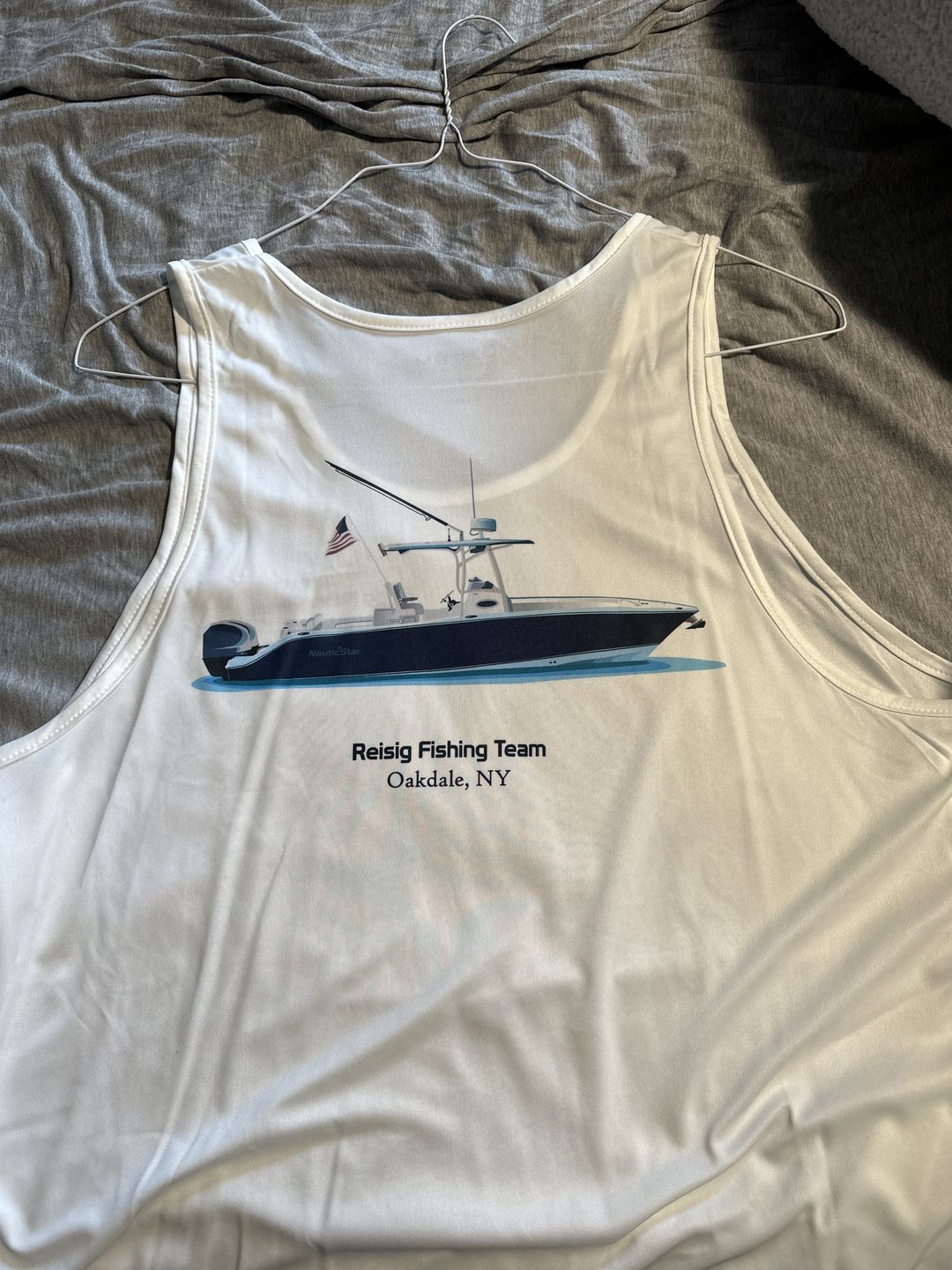 Customer photo review of Custom Dri-Fit Tank Tops